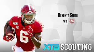 Daniel jeremiah takes a first look at alabama's devonta smith and sees a highly productive wide receiver who's reminiscent of pro football hall of during the 2019 college football season, alabama featured the most talented receiver group i've ever seen since my scouting career began back in 2003. Preseason Scouting Notes Devonta Smith Wr Alabama