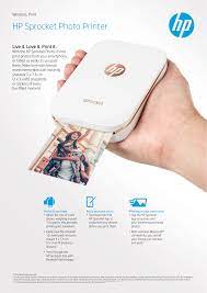 We create technology with a purpose: Hp Sprocket Photo Printer Manualzz