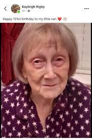 101 not out to the best nan ever. Thanks for sharing Kayleigh Rigby x