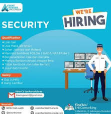 Lowongan kerja satpam / security terbaru maret 2021 temukan loker yang sesuai dengan lokasi, pendidikan dan minat anda. Lowongan Kerja Security Terbaru 2021