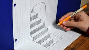 Learn the essential steps for turning your sketch into digital art with this detailed guide. How To Draw 3d Steps On Graph Paper Easy Trick Art For Beginners Youtube