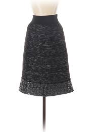 details about nwt philosophy di alberta ferretti women black casual skirt one size