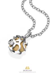Jerusalem Stone 18k White Gold Amore 0 21 Ct Diamond Pendant Moriah Collection Jewelry Diamond Pendant Pendant White Gold Pendants