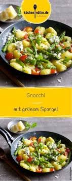 Gnocchi Pfanne Mit Grunem Spargel Rezept Rezepte Herzhaft Spargelgerichte