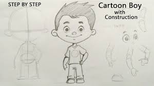 Free online drawing application for all ages. Learn How To Draw A Cartoon Boy Character Step By Step Tutorial Rinkuart Drawing And Sketching Youtube