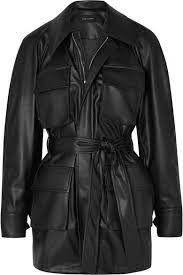 Low Classic Belted Faux Leather Jacket Black Faux Leather Jacket Faux Leather Jackets Leather Jacket