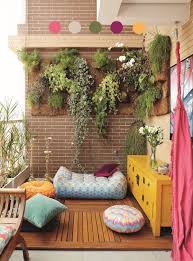 Outdoor Deck Patio Landscape Design Colorful Furniture Balcony Decor Outdoor Rooms Outdoor Living