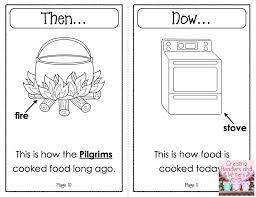 Thanksgiving Past Present Differentiated Materials For November Teaching Thanksgiving Thanksgiving Preschool Thanksgiving Lessons