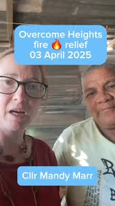 Fire Relief Efforts in Overcome Heights Settlement