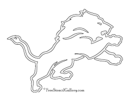 Nfl Detroit Lions Stencil Free Stencil Gallery Lion Stencil Nfl Detroit Lions Free Stencils