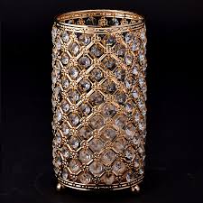 4.7 out of 5 stars. Decostar Vintage Crystal Candle Holder Centerpiece 9 Gold