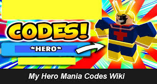 To redeem the codes, open the game and press the m button to bring up the main menu. My Hero Mania Codes Wiki Feb 2021 Redeem Rewards
