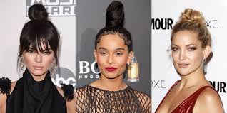 A decorative knot of hair on the crown of the head. 50 Best Top Knot Hairstyles Of 2017 Celebrity Top Knot Ideas