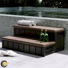 Hot Tub Steps with Storage