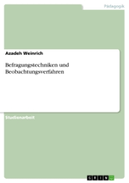 Nach einer phase der erholung erhielt der ort seine. Das Teilnehmende Beobachtungsverfahren Als Methodologie Der Grin