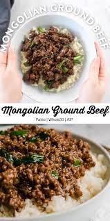 Mongolian Ground Beef Unbound Wellness Video Recipe Video Ground Beef Recipes Healthy Healthy Beef Recipes Ground Beef Paleo Recipes