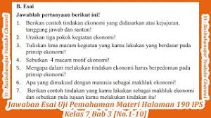 Soal dan jawaban ips terpadu kelas 8 semester 2 halaman 256. Jawaban Esai Uji Pemahaman Materi Halaman 190 Ips Kelas 7 Bab 3 No 1 10 Youtube