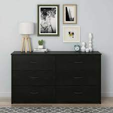 Mainstays Classic 6 Drawer Dresser Espresso New Furniture Black Bedroom Furniture 6 Drawer Dresser