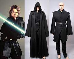 Star Wars Revenge Of The Sith Anakin Skywalker Cosplay Costume Black Outfit Suit Unisex Fancy Dress Fancy Dress Sith Costume Sith Cosplay Black Outfit