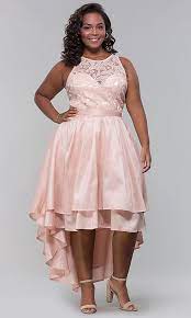 High Low Plus Size Wedding Guest Dress With Lace Plus Size Wedding Guest Dresses Wedding Guest Dress High Low Prom Dresses