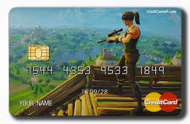 There's no application to fill out or financial information to provide. 9 Fortnite Custom Credit Card Design Ideas