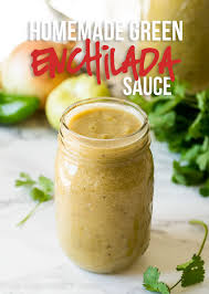 Homemade Green Enchilada Sauce Recipe Green Enchilada Sauce Recipes With Enchilada Sauce Enchilada Sauce