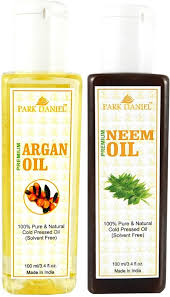 But flip them around and you get hair oil, a miracle product that can solve just about any hair issue. Park Daniel Premium Argan Oil And Neem Oil Combo Of 2 Bottles Of 100 Ml 200ml Hair Oil 200 Ml Buy Online In Bahamas At Bahamas Desertcart Com Productid 166649191
