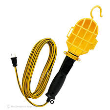 Yellow Jacket 75 Watt 6 Ft 18 2 Sjtw Incandescent Portable Guarded Trouble Work Light With Hanging Hook E237 The Home Depot Work Lights Portable Led Lights Rechargeable Work Light
