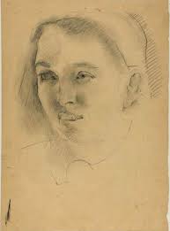 Friedl Dicker-Brandeis (1898-1944), Portrait of a Woman, Terezin