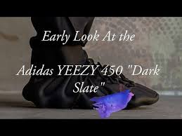 To stay updated on everything happening in the sneaker world, follow @highsnobietysneakers on instagram. Adidas Yeezy 450 Dark Slate On Feet Early Look Youtube