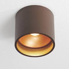 plafondspot opbouwspot bruin goud orleans o11cm led art delight led lampen maken verlichting