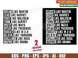 Download Dream Like Martin Inspire Like Obama Svg Dxf Png Black Pride Cut Files