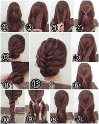 Einfache Frisur Schritt Fur Schritt Zu Hause Einfache Frisur Fur Hause Schr Mittellange Haare Frisuren Einfach Lange Haare Hochsteckfrisuren Lange Haare