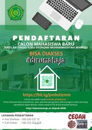 We did not find results for: Pandemi Covid 19 Stie Muhammadiyah Mamuju Buka Pendaftaran Maba Secara Online Dikita