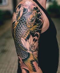 Check spelling or type a new query. 125 Best Japanese Tattoos For Men Cool Designs Ideas Meanings 2021 Koi Tattoo Sleeve Japanese Koi Fish Tattoo Japanese Tattoos For Men