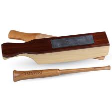 Turkey Call FOXPRO Sweet Box - Honey Locust & Speckled Sycamore Wood Box  Call Traditional Box Call