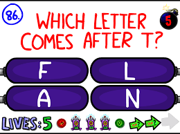 The english alphabet derives from the latin alphabet that is use there are 26 letters in the english alphabet, consisting of 21 consonants and five v. Question 86 The Impossible Quiz 2 The Impossible Quiz Wiki Fandom