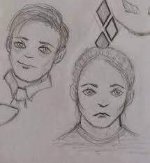 Sketches of my baes: Jeremiah & Ecco