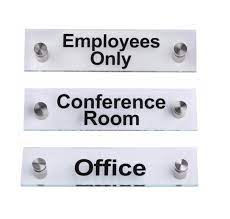 Upgrade your office signage with office name plates today! Modern Acrylic Office Door Sign Office Door Name Plates Buy Door Name Plates Designs Front Door Name Plates Clear Acrylic Name Plate Product On Alibaba Com