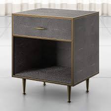 Get the best deal for gray transitional nightstands from the largest online selection at ebay.com. Keya Antique Brass Shagreen Nightstand Reviews Crate And Barrel