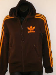 Adidas Black And Orange Jacket Clothing Adidas Woman Zipup Sweatshirt Hooded Brown Light Orange Adidas Women Hooded Sweatshirts Jackets For Women
