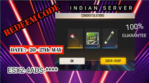 Battle grounds mobile india rewards. Redeem Code For Ff 20th May 27th May Date 2021 Youtube