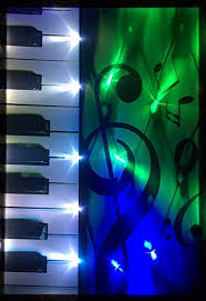 Led Bild Mit Beleuchtung Led Bilder Leinwandbild 65 X 45 Cm Leuchtbild Musik Piano Wandbild Samarkand Lights Bi Bild Mit Beleuchtung Led Bilder Leuchtbilder