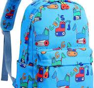 Zicac Zainetto per Regalo Bambini, Carino Escavatore Zaino Kindergarten  Ragazzi, 4 Anni, Asilo Nido Scuola Nursery Zaino Et 2-6 (Light blue) : ...