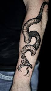 Schlange Tattoo Unterarm Tattoo Black And Grey Tattoo Snake Tattoo Realistic Tattoo Arm Tattoo Tatowierungen Oni Tattoo Tattoo Und Piercing