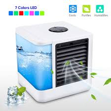 These are the best small ac units for your home. Mini Usb Air Conditioner Humidifier Purifier 7 Colors Light Desktop Portable Air Cooling Fan Air Cooler Fan Aire Acondicionado Fans Aliexpress