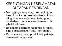 Wujudkan jawatankuasa keselamatan, kurangkan risiko bahaya di tempat. Keselamatan Dalam Pembinaan Ppt Download