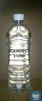 Harga aquades aquadest akuades air suling destilasi murni 1 lt. Jual Aquadest Air Suling 1 Liter Jakarta Barat Ketjil Shop Tokopedia