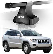 The removable roof rack cross rails are 46 inches long and 2.75 inches wide, and will hold up to 150 pounds. 2018 Jeep Grand Cherokee Roof Rack Complete System Thule Traverse Cargogear