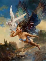 Learning To Fly Boris Vallejo And Julie Bell Boris Vallejo Julie Bell Bell Art